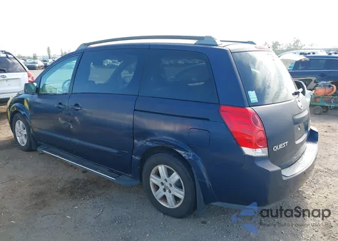 2005 Nissan Quest 3.5 Sl из США, поврежденный, VIN 5N1BV28U45N117051